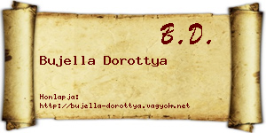 Bujella Dorottya névjegykártya